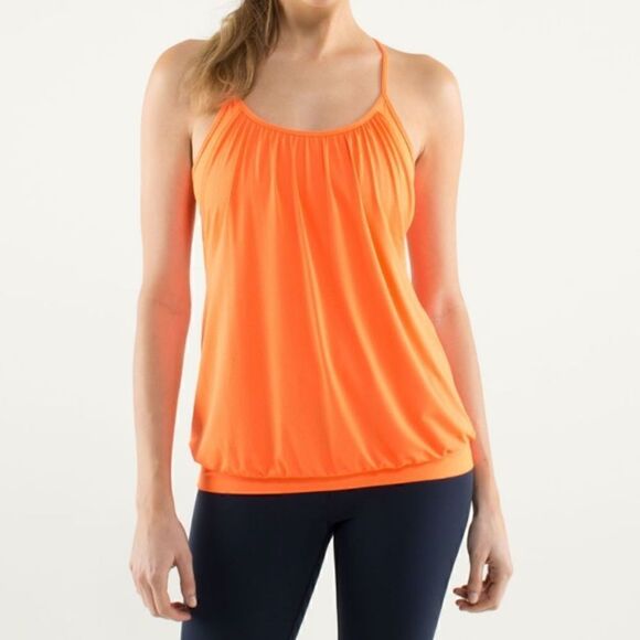 LULULEMON No Limits Tank Pizzaz Orange Women’s Size 4 - Picture 2 of 9